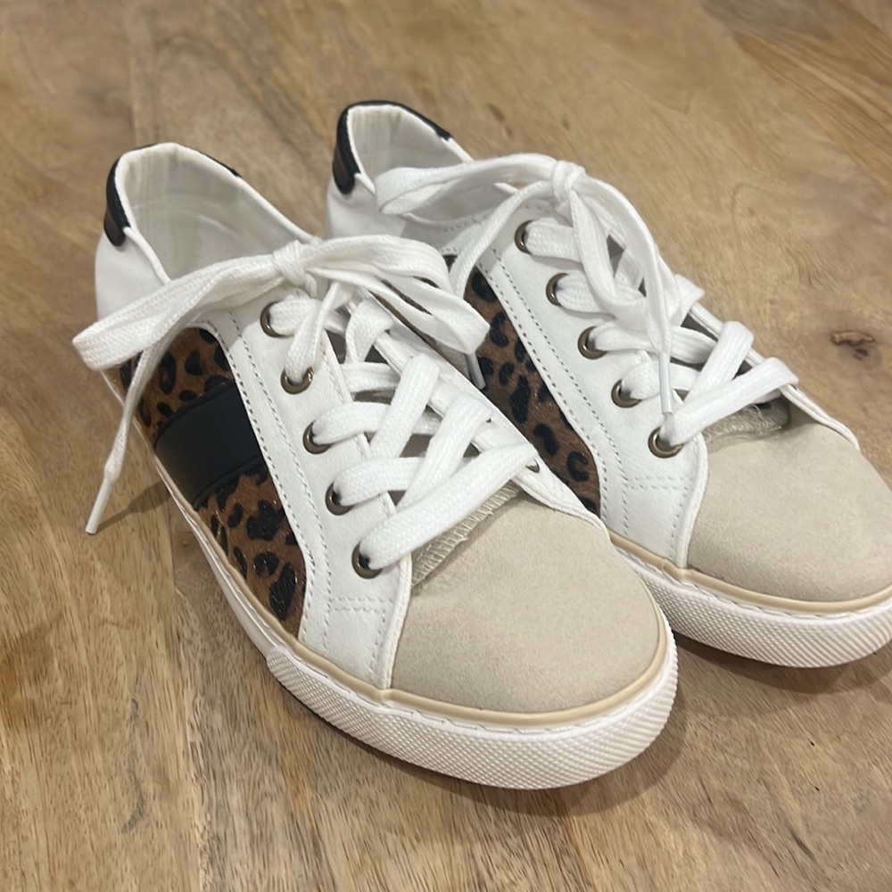 Marlelilly Sneakers white with leopard
